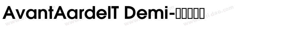 AvantAardelT Demi字体转换
